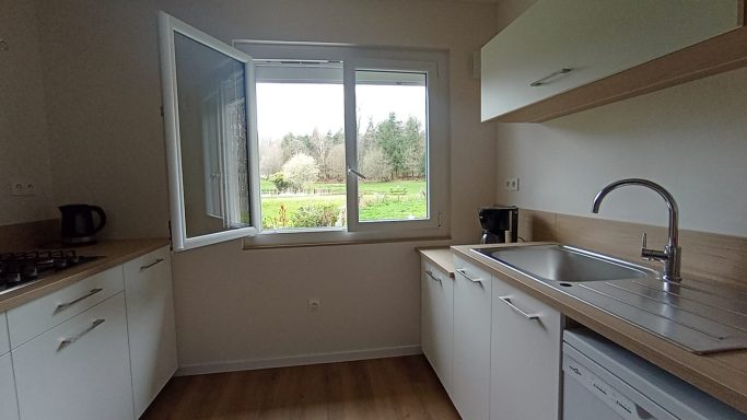 Vue depuis la cuisine